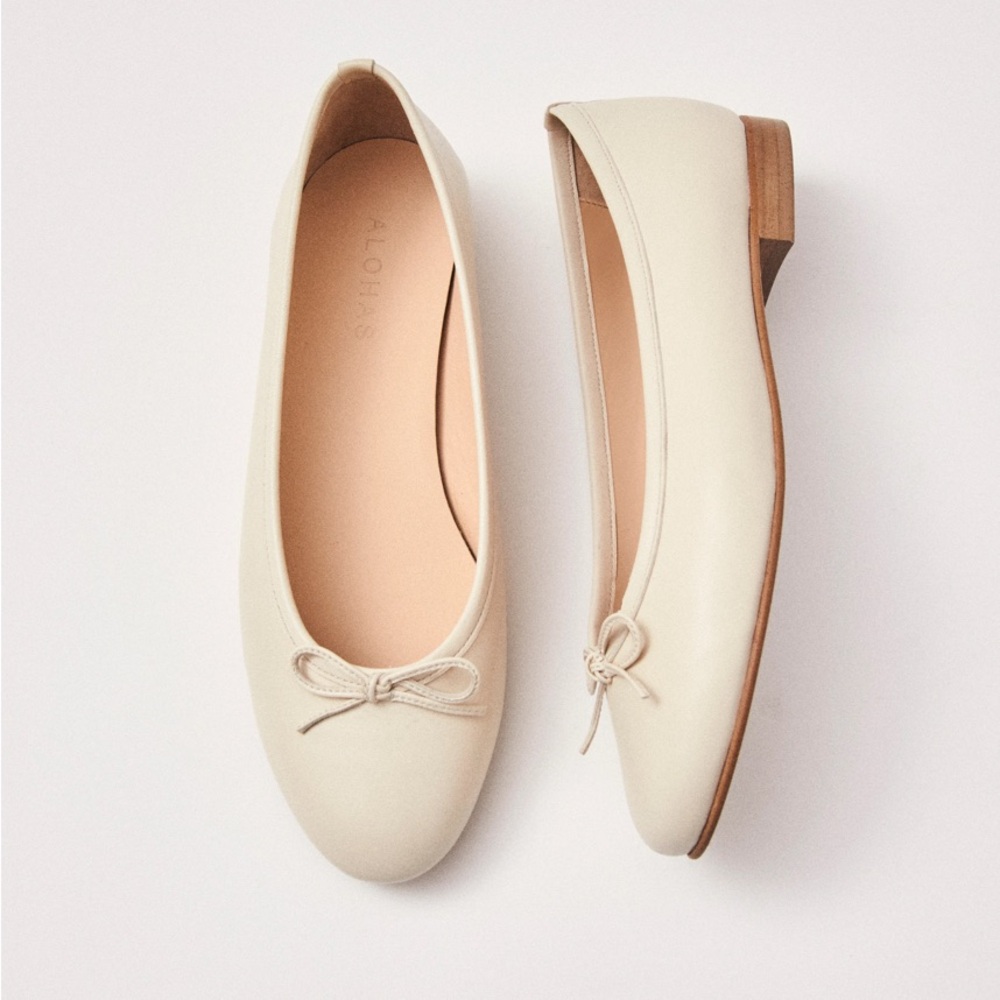 Alohas Oriana Leather Ballet Flats